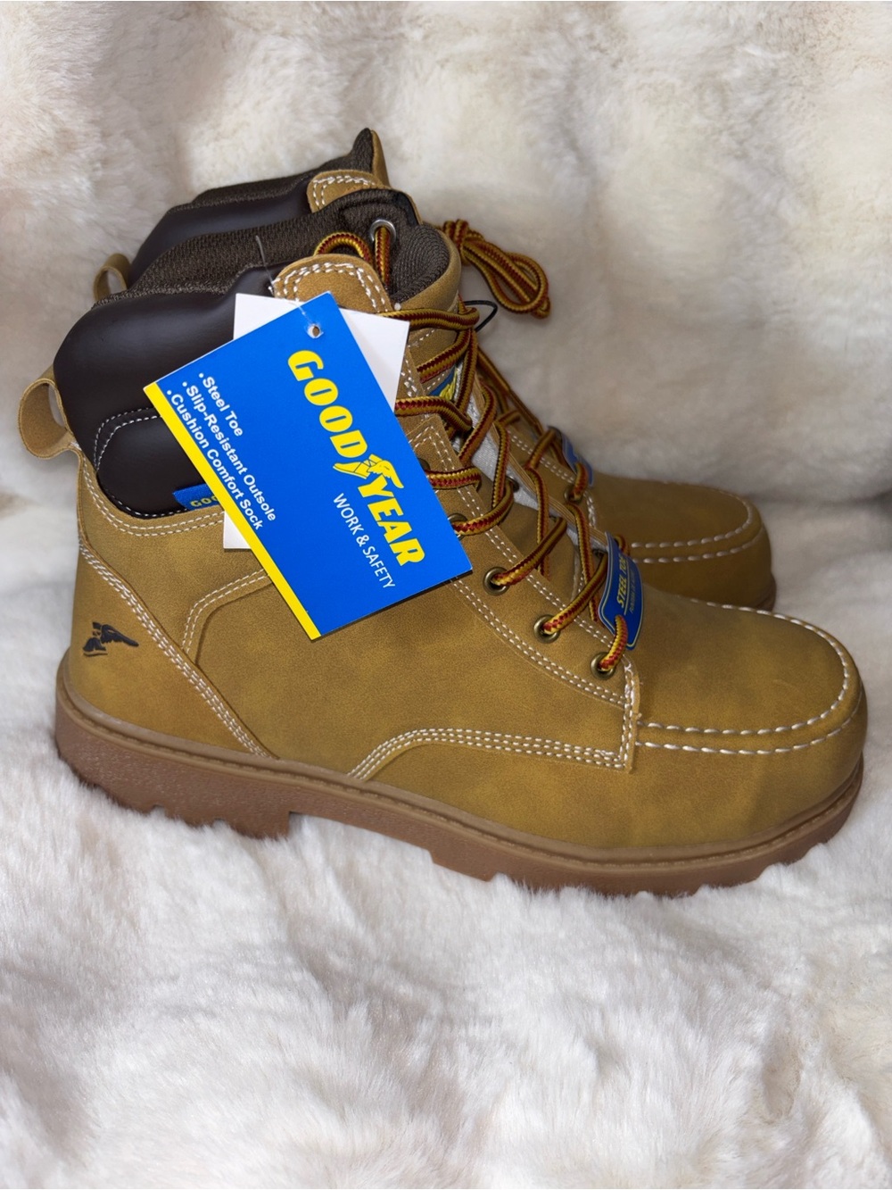 Goodyear safety boots and ready for hard work!